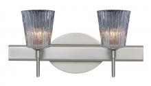 Besa Lighting 2SW-512500-LED-SN - Besa Wall Nico 4 Satin Nickel Clear Stone 2x5W LED