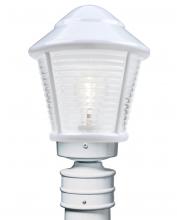 Besa Lighting 310053-POST-FR - Costaluz 3100 Series Post White 1x75W A19