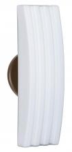 Besa Lighting 785507-BR - Besa Wall Sail 13 Bronze Opal Matte 2x40W B10