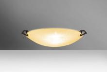 Besa Lighting 8417GD-BR - Besa Ceiling Sonya 13 Bronze Gold Glitter 1x100W G9