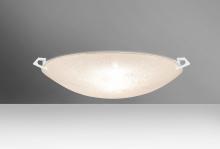 Besa Lighting 8418GL-WH - Besa Ceiling Sonya 17 White Glitter 2x100W G9