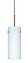 Besa Lighting J-412307-BR - Besa Stilo 10 Pendant For Multiport Canopy Bronze Opal Matte 1x100W Medium Base