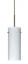 Besa Lighting J-412319-BR - Besa Stilo 10 Pendant For Multiport Canopy Bronze Carrera 1x100W Medium Base