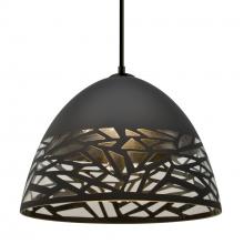 Besa Lighting J-KIEVBK-LED-BK - Besa Kiev Pendant for Multiport Canopy, Black, Black Finish, 1x9W LED