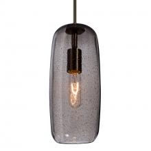 Besa Lighting J-PINOT13SM-BR - Besa, Pinot 13 Cord Pendant for Mulitport Canopy, Smoke Bubble, Bronze FInish 1x60W I