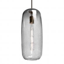 Besa Lighting J-PINOT18CL-BR - Besa, Pinot 18 Cord Pendant for Mulitport Canopy, Clear Bubble, Bronze FInish 1x60W I