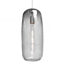 Besa Lighting J-PINOT18CL-EDIL-SN - Besa, Pinot 18 Cord Pendant for Mulitport Canopy, Clear Bubble, Satin Nickel FInish 1