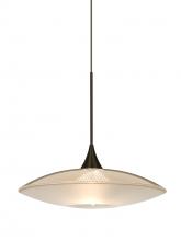 Besa Lighting RXP-6294GD-BR - Besa Pendant Spazio Bronze Gold/Frost 1x50W Halogen