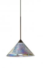 Besa Lighting 1XP-550493-BR - Besa Pendant Swirl Bronze Dicro Swirl 1x50W Halogen