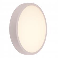 Worldwide Lighting Corp W23566MW9 - Aperture 24-Watt Matte White Finish Integrated LEd Circle Wall Sconce / Ceiling Light 7 in. Dia x 1.