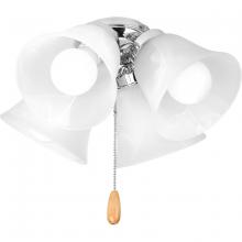 Progress P2610-15WB - AirPro Collection Four-Light Ceiling Fan Light