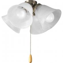 Progress P2643-09WB - AirPro Collection Four-Light Ceiling Fan Light