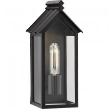 Progress P560303-31M - POINT DUMEÂ® by Jeffrey Alan Marks for Progress Lighting Dunemere Matte Black Outdoor Wall Lantern w