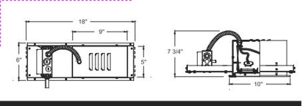 Low Voltage Multiple Two Light Housing