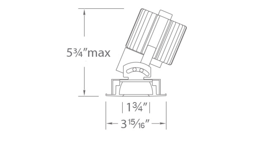 Volta 2" Round Pinhole Trim