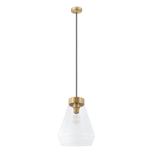 Eglo 204099A - Montey - Pendant Brushed Gold Clear Glass