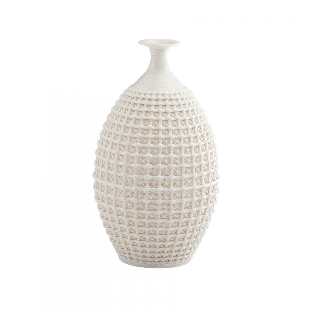 Diana Vase|Matte White-LG