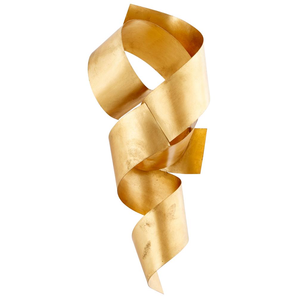 Ribbons Sculpture | Gold Leaf