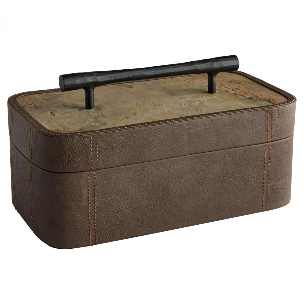 Tesoro Box Smoke Grey Slate Veneer Matte Black