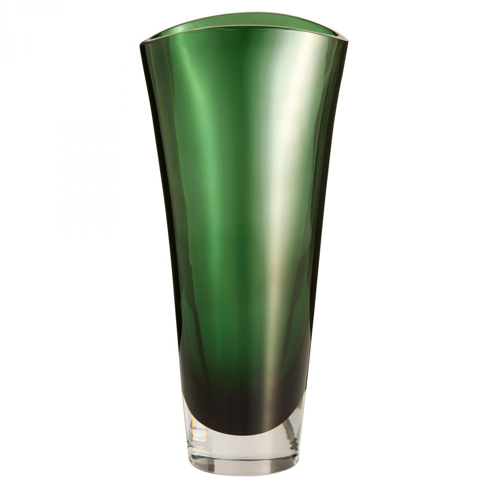 Muzo Vase | Emerald Green | Clear | Large