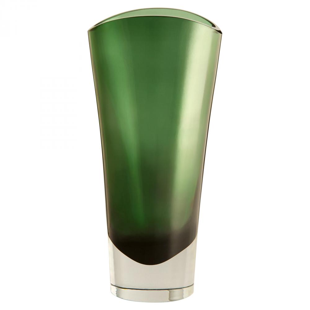 Muzo Vase | Emerald Green | Clear | Medium
