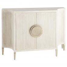 Cyan Designs 12156 - Estriada Two Door Cabinet | Cerused Mango Wood | White Metal