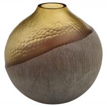 Cyan Designs 12214 - Geode Vase | Amber | Stone Grey