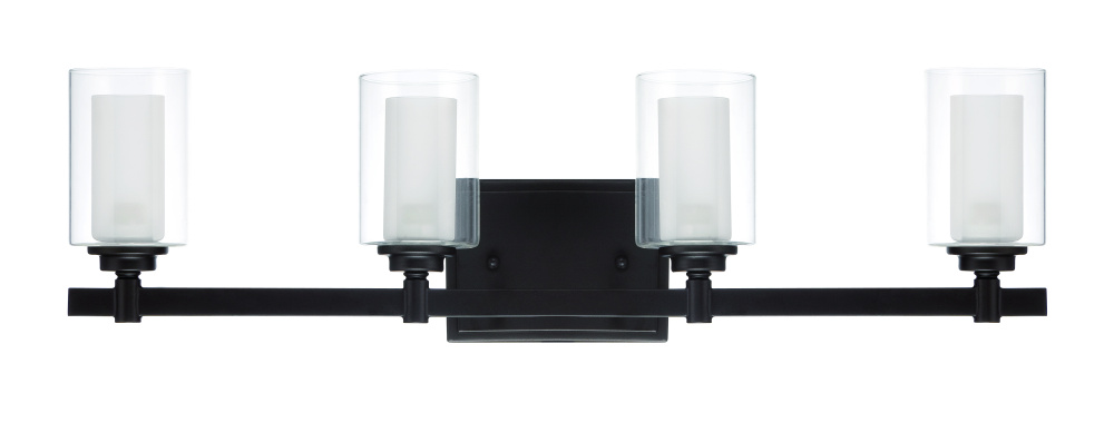 Celeste 4 Light Vanity in Espresso