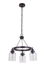 Craftmade 53623-FBDT - 3 Light Chandelier