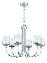 Craftmade 58126-CH - Wrenn 6 Light Chandelier in Chrome