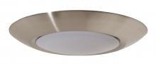 Craftmade X9006-BNK-LED - Slim Line 1 Light 4" LED Flushmount in Brushed Polished Nickel (6" Overall Diameter)