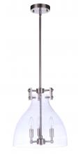 Craftmade 55893-BNK - Chardonnay 3 Light Pendant in Brushed Polished Nickel