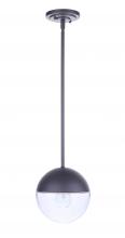 Craftmade ZA3411-MN - Evie 1 Light Outdoor Pendant in Midnight