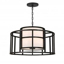 Crystorama 9595-MK - Brian Patrick Flynn for Crystorama Hulton 5 Light Matte Black Chandelier