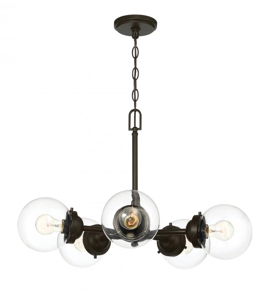 Knoll 5 Light Chandelier