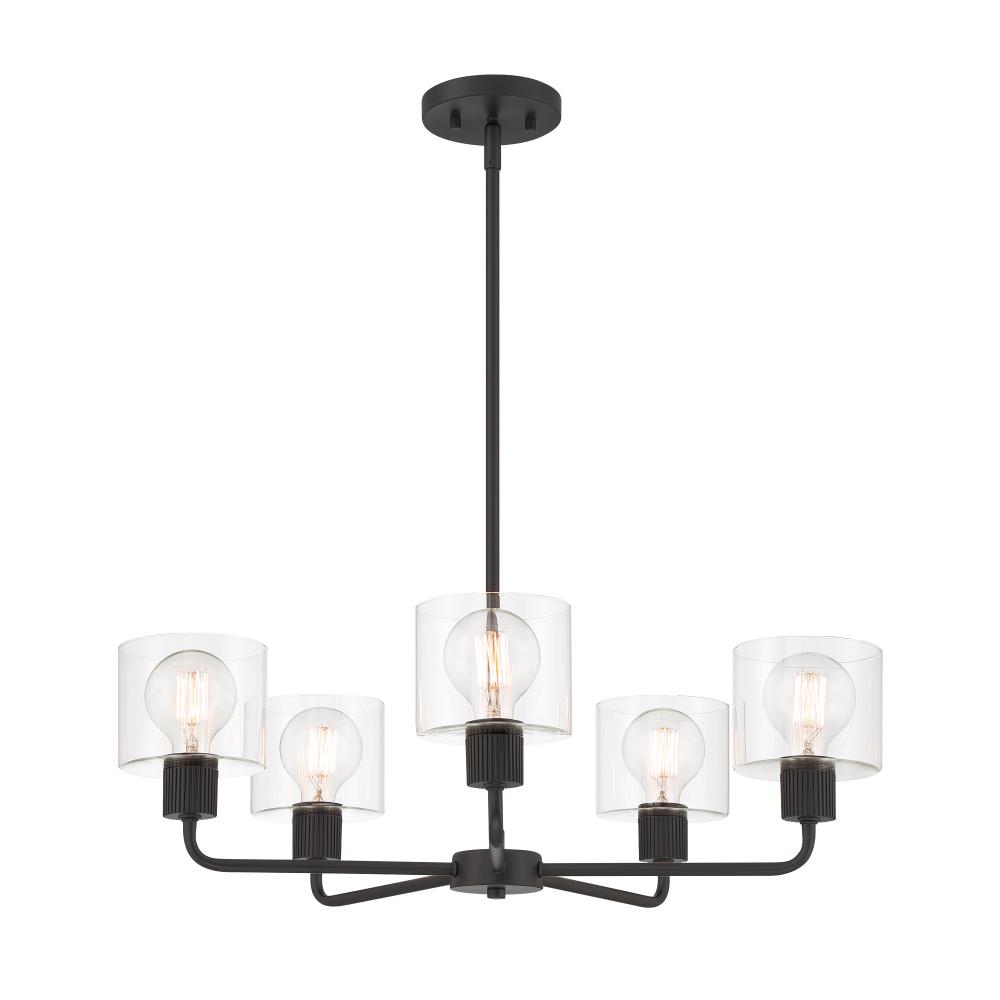 Vibrato 27" 5-Light Chandelier