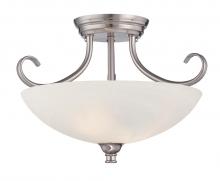 Designers Fountain 85111-SP - Kendall 15.5" 2-Light Semi-Flush