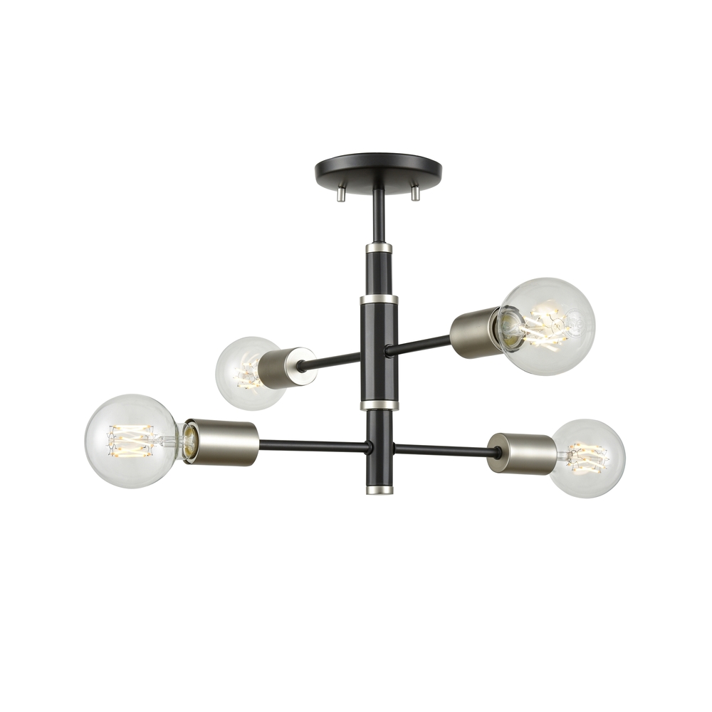LAKE LOFT 4 LT SEMI FLUSH