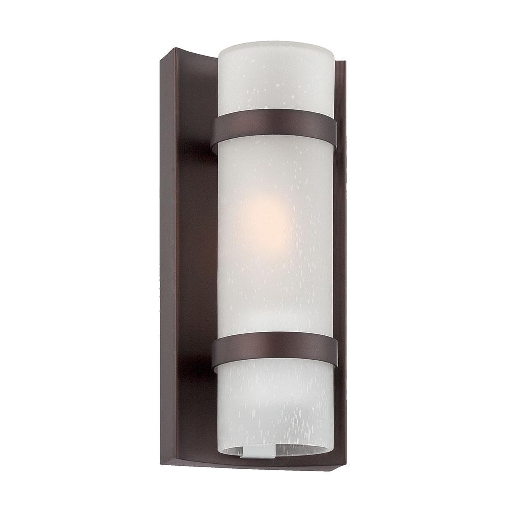 Apollo Collection Wall-Mount 1-Light Outdoor Architectural Bronze Light Fixture