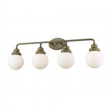 Acclaim Lighting IN41227RB - Portsmith 4-Light Raw Brass Vanity