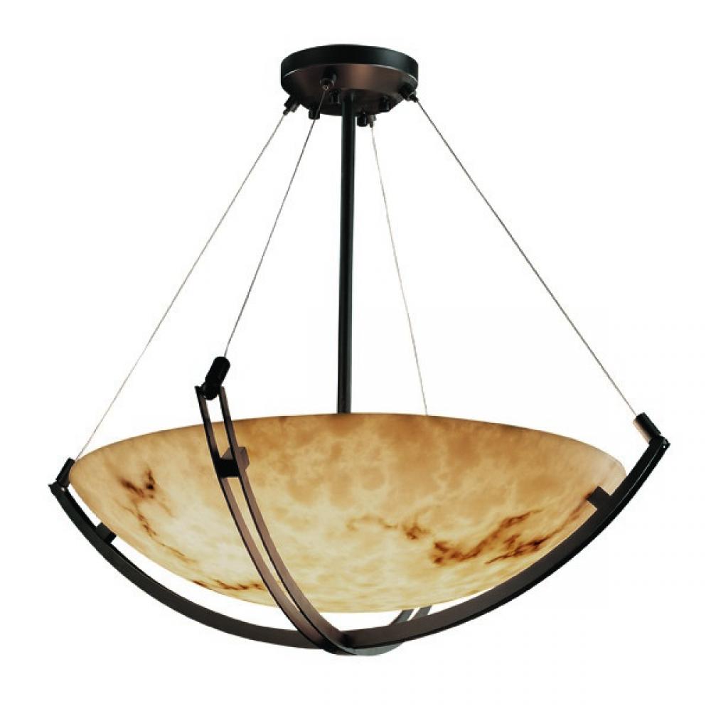 24" Pendant Bowl w/ Crossbar