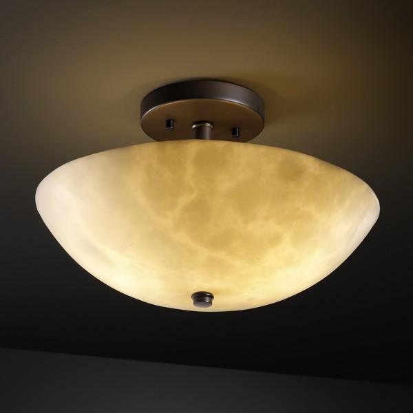 14" LED Semi-Flush Bowl