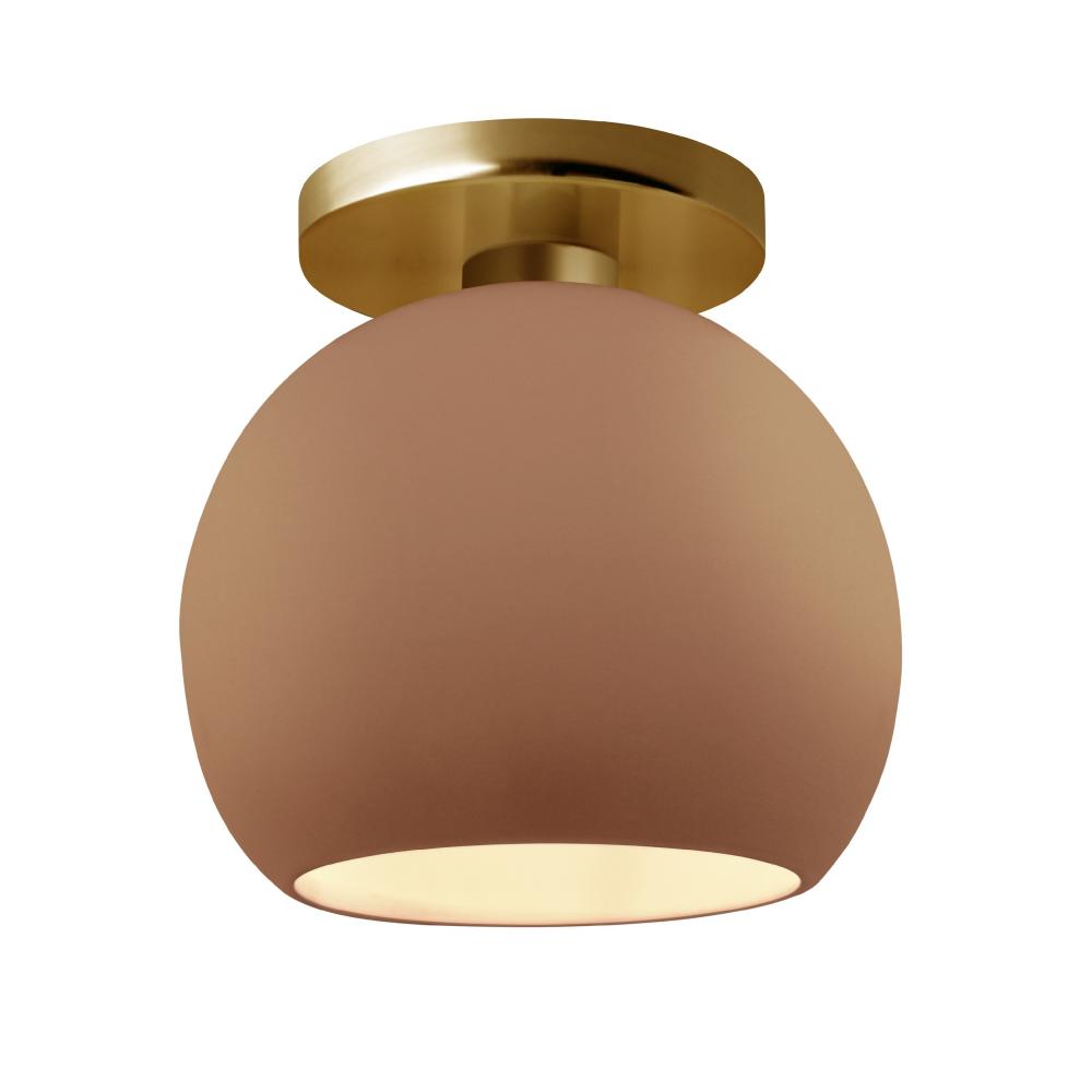 Medium Globe LED Semi-Flush