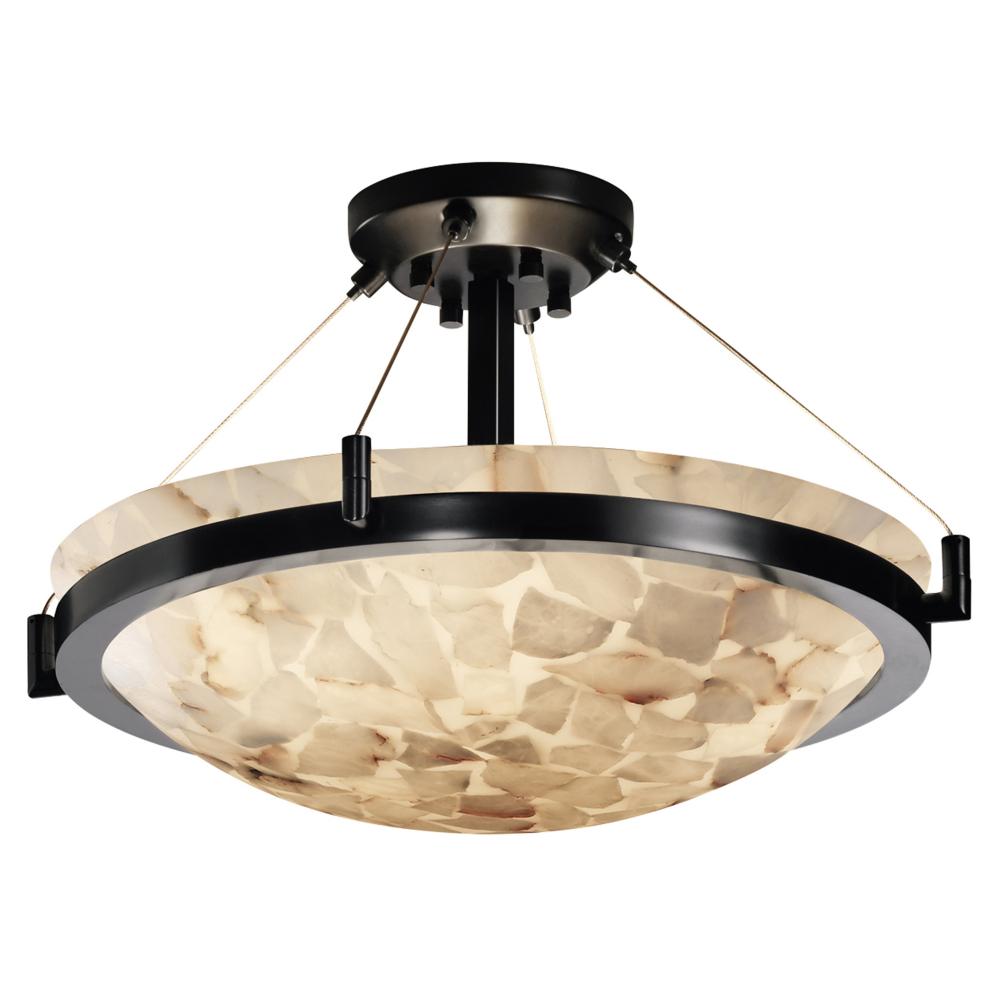 18" LED Semi-Flush Bowl w/ Ring