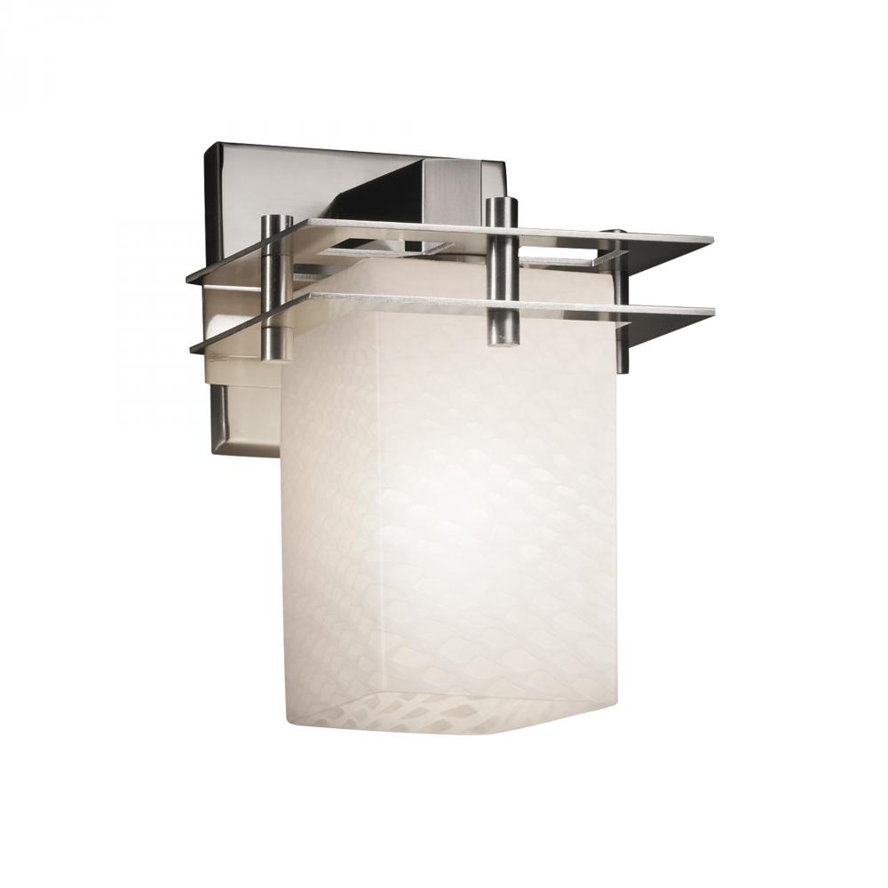 Metropolis 1-Light Wall Sconce (2 Flat Bars)