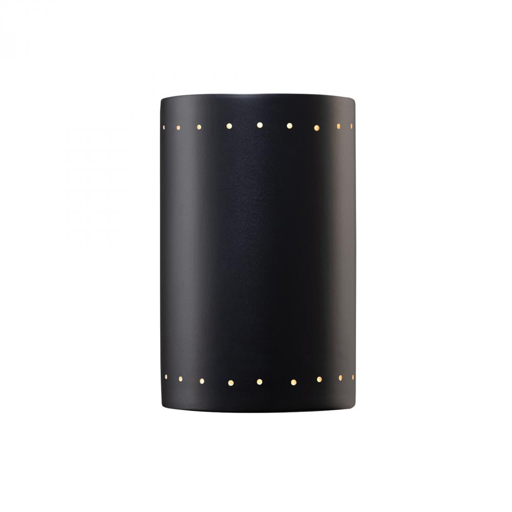 Large LED Cylinder w/ Perfs - Closed Top (Outdoor)