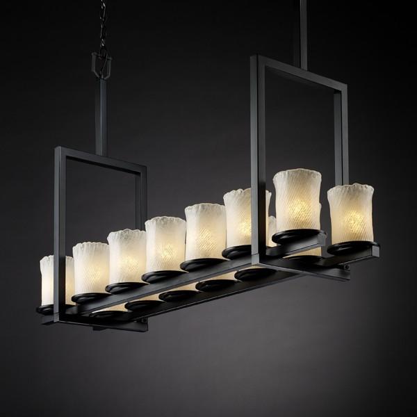 Dakota 14-Light Bridge LED Chandelier (Tall)