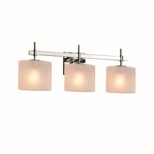 Justice Design Group FSN-8413-30-FRCR-CROM - Union 3-Light Bath Bar