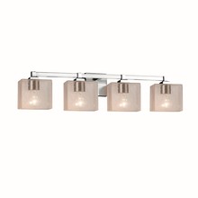 Justice Design Group FSN-8434-55-SEED-CROM - Regency 4-Light Bath Bar