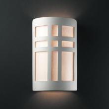 Justice Design Group CER-7285W-BIS-LED1-1000 - Small Cross Window - Open Top & Bottom (Outdoor)